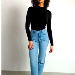 NWOT Daria Underbust Mock Neck Top